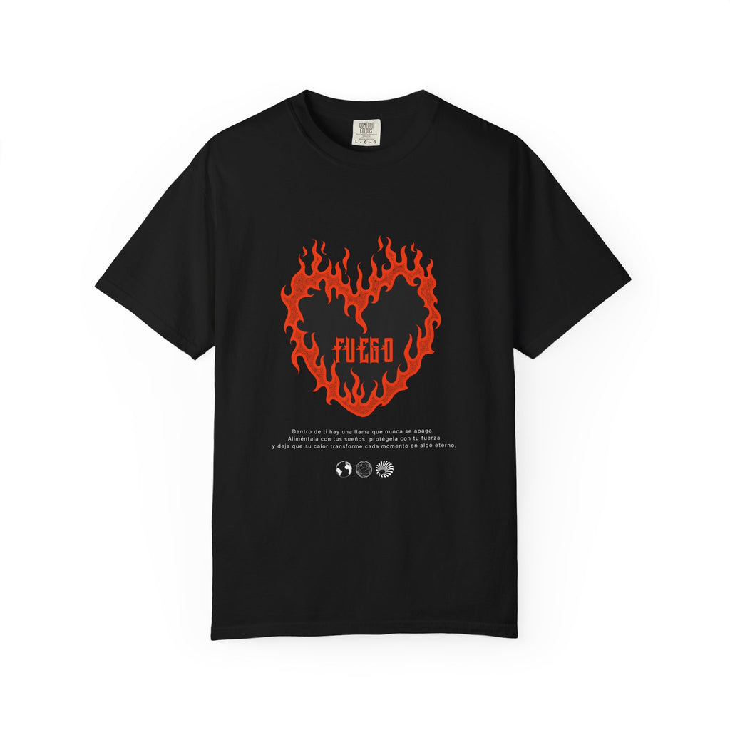 Fuego HeartGarment-Dyed T-shirt