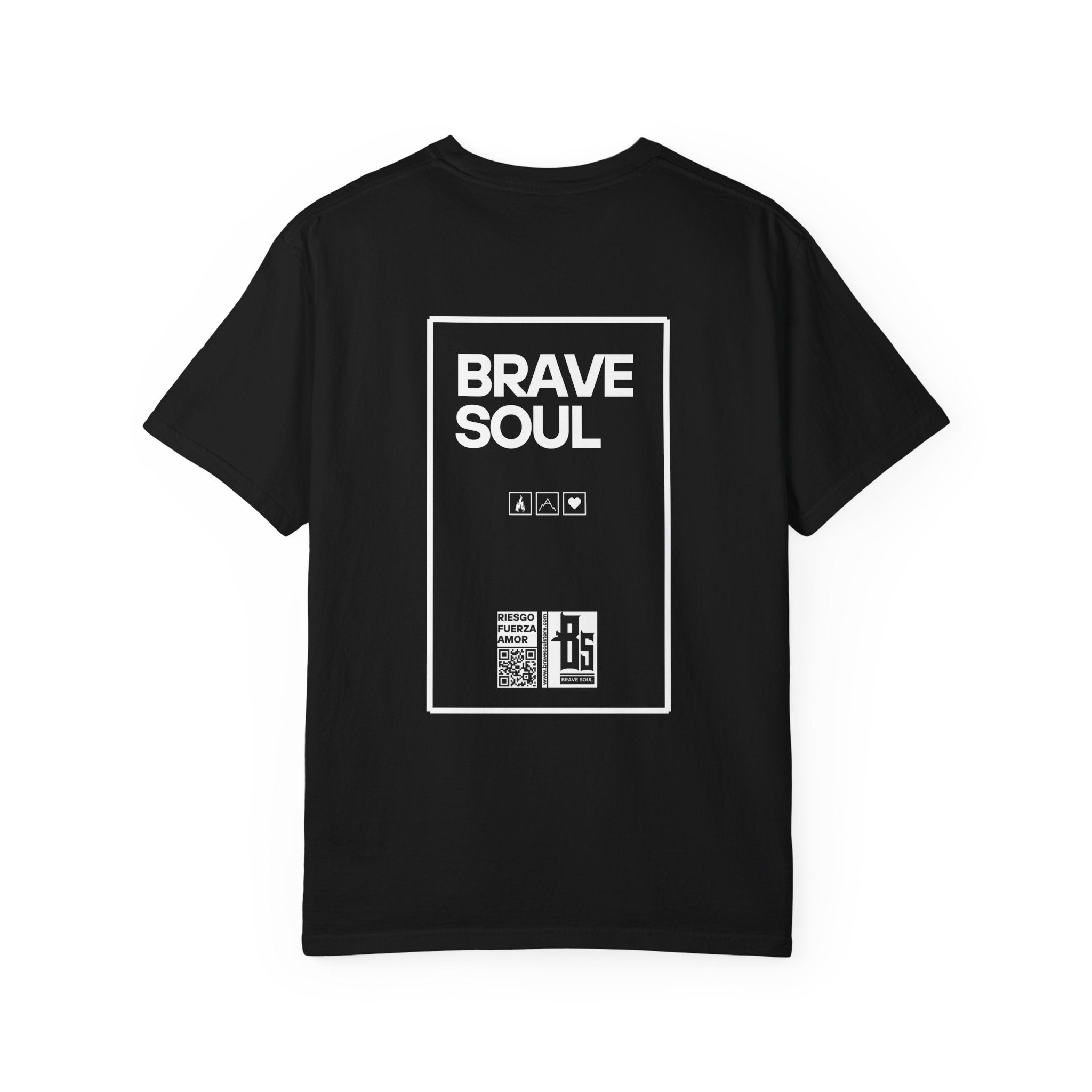 Brave Soul Unisex Garment-Dyed T-Shirt | Casual Wear, Motivational Gift, Street Style, Everyday Outfit, Unisex Tee