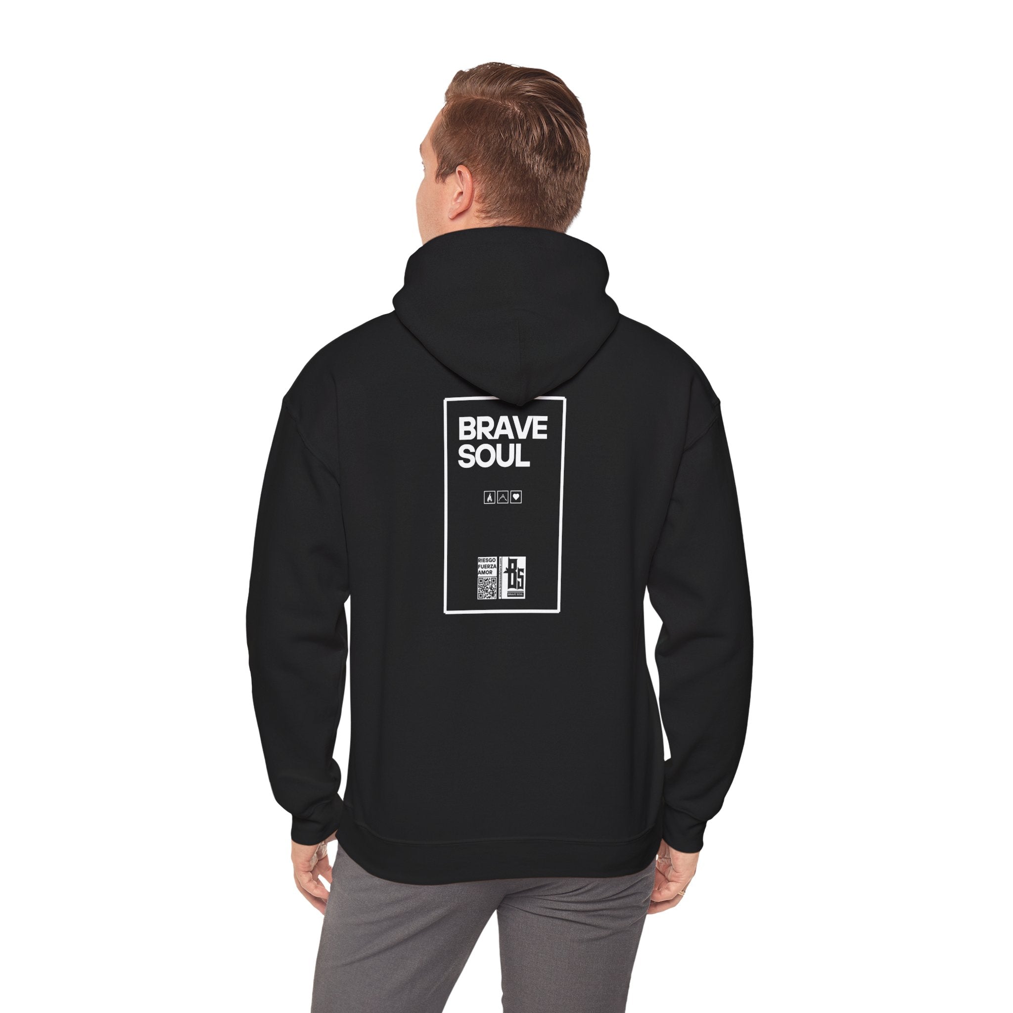 Brave Soul Inspirational Hoodie, Unisex Comfortable Sweatshirt, Motivational Gift for Friends, Self-Care Apparel, Perfect for Casual Wear